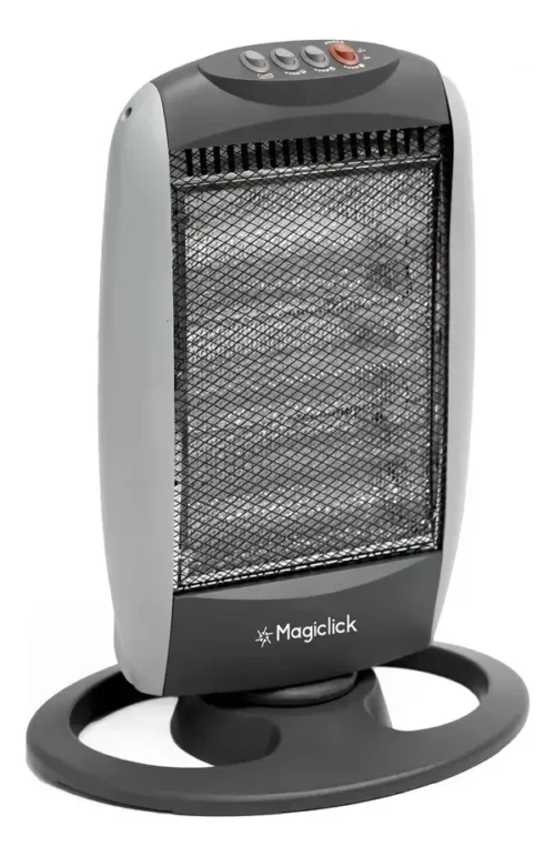 Estufa halogena magiclik Estufa Halógena Magiclick C1003 – 3 Velas, 1200W, Oscilante, Protección Antivuelco
