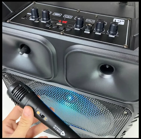 🔊 Parlante Recargable Oryx Júpiter 12" SP-1163-5A con Bluetooth y Micrófono